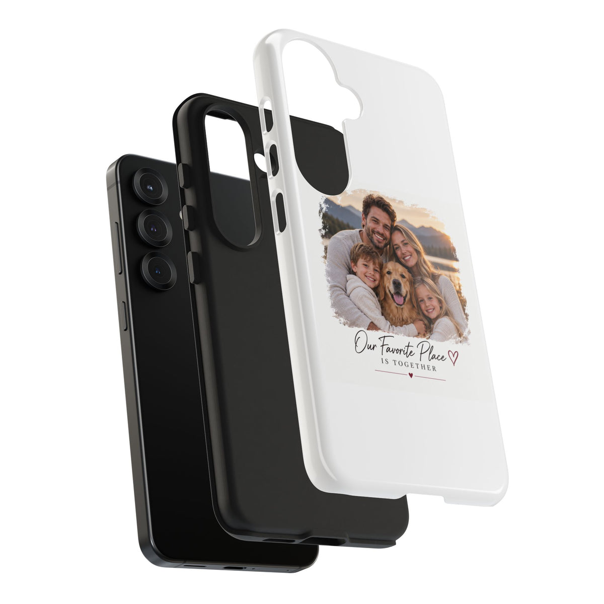 Tough Phone Case — Personalized Photo "Our Favorite Place" Protective Cover