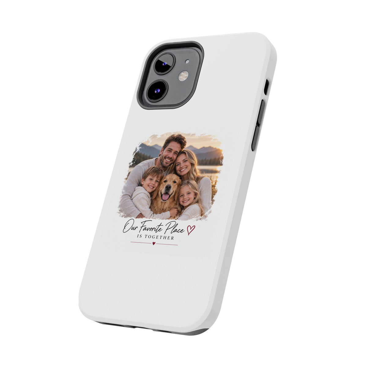 Tough Phone Case — Personalized Photo "Our Favorite Place" Protective Cover