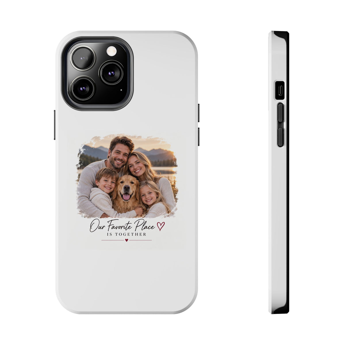 Tough Phone Case — Personalized Photo "Our Favorite Place" Protective Cover