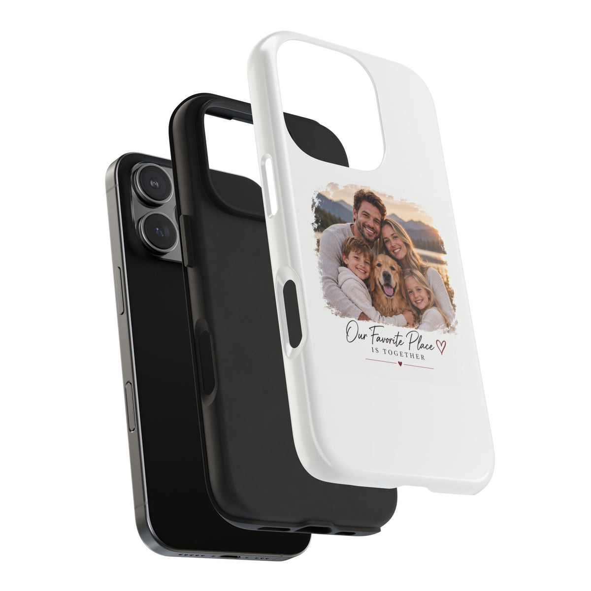 Tough Phone Case — Personalized Photo "Our Favorite Place" Protective Cover