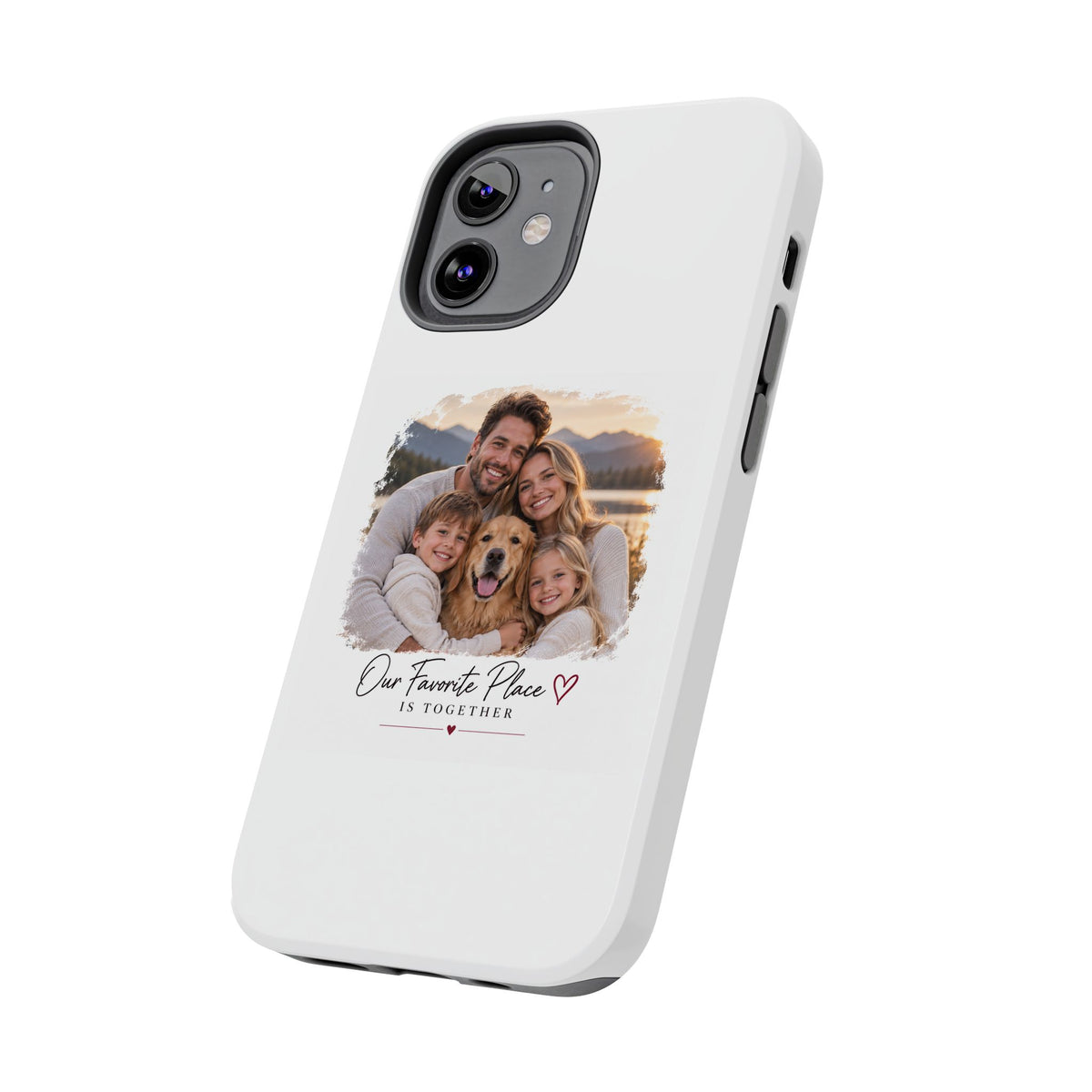 Tough Phone Case — Personalized Photo "Our Favorite Place" Protective Cover