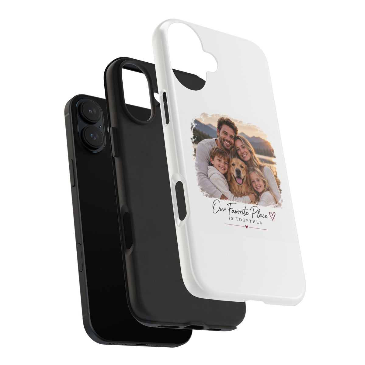 Tough Phone Case — Personalized Photo "Our Favorite Place" Protective Cover