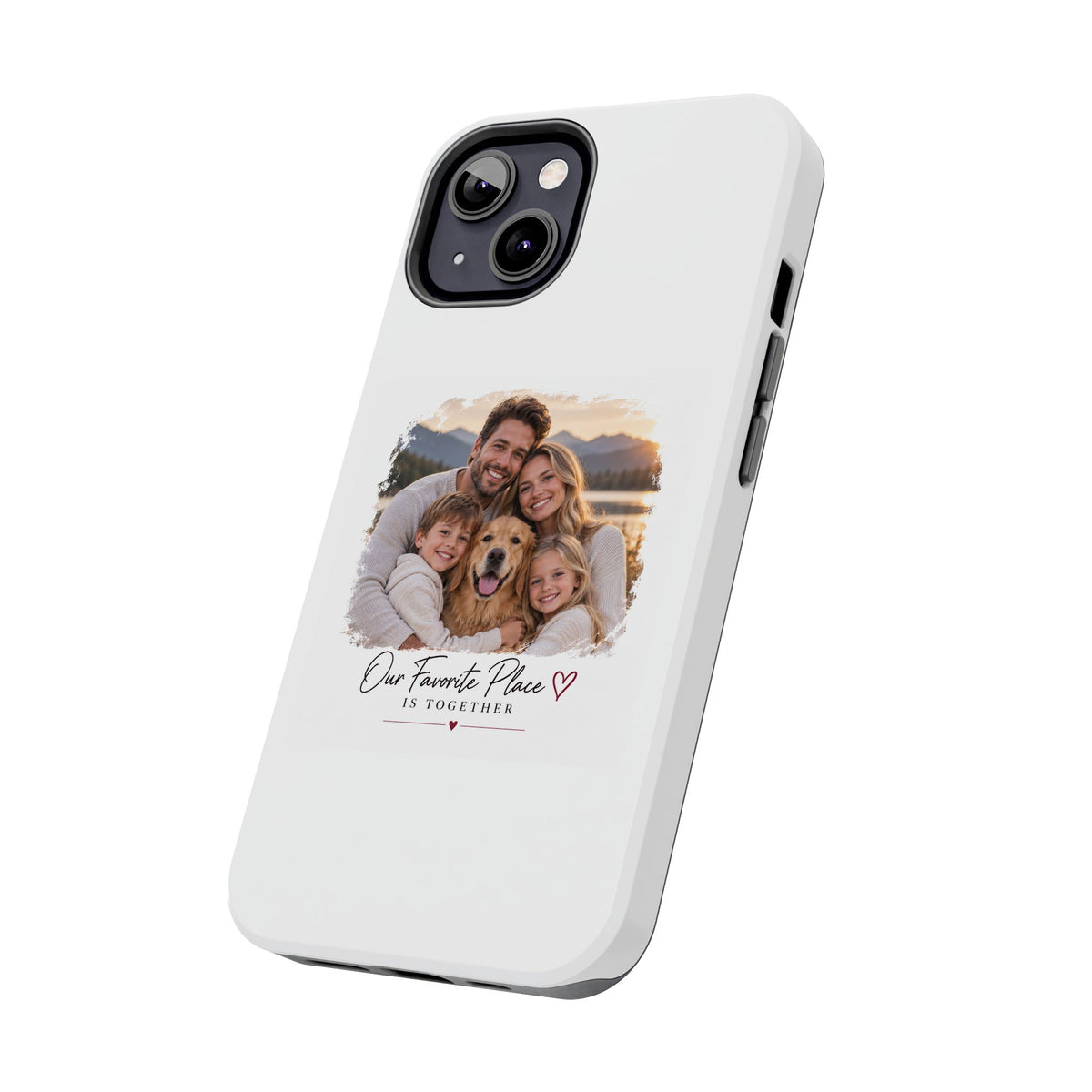 Tough Phone Case — Personalized Photo "Our Favorite Place" Protective Cover