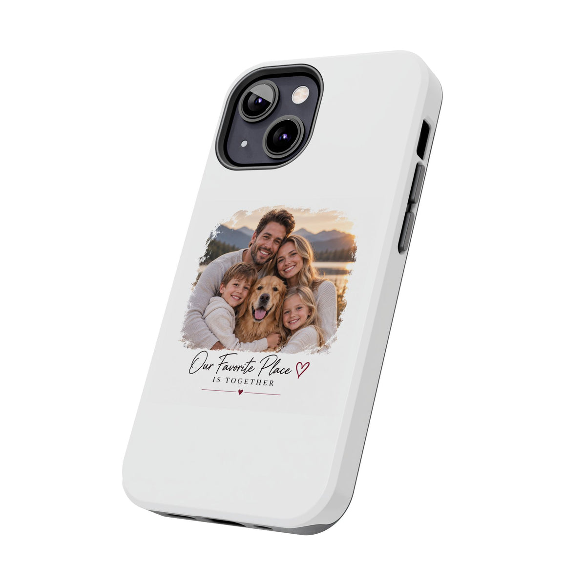 Tough Phone Case — Personalized Photo "Our Favorite Place" Protective Cover