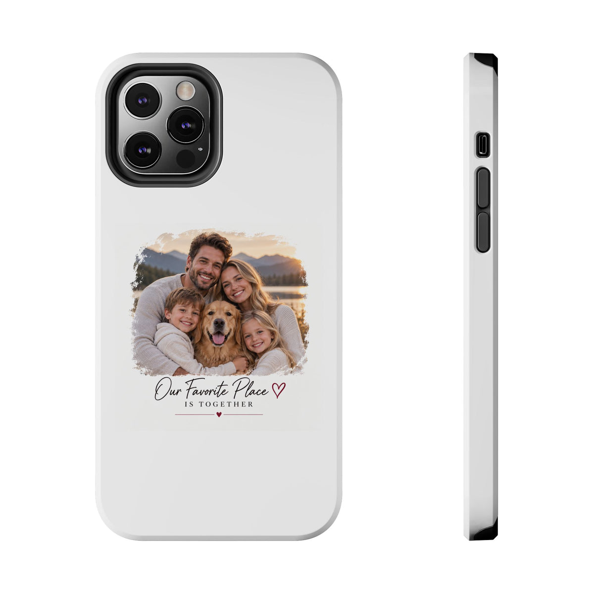 Tough Phone Case — Personalized Photo "Our Favorite Place" Protective Cover