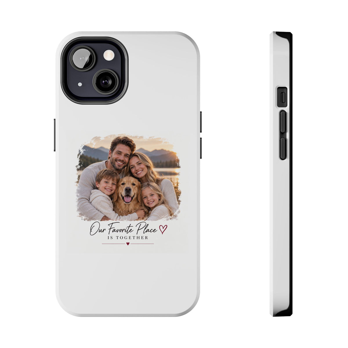 Tough Phone Case — Personalized Photo "Our Favorite Place" Protective Cover