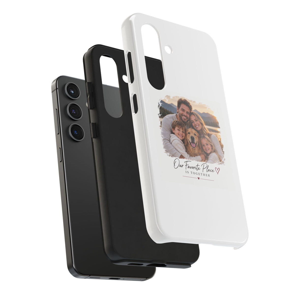 Tough Phone Case — Personalized Photo "Our Favorite Place" Protective Cover