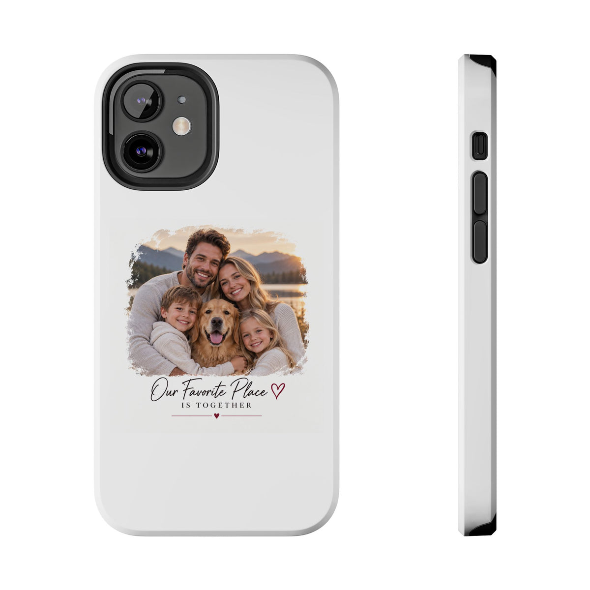 Tough Phone Case — Personalized Photo "Our Favorite Place" Protective Cover