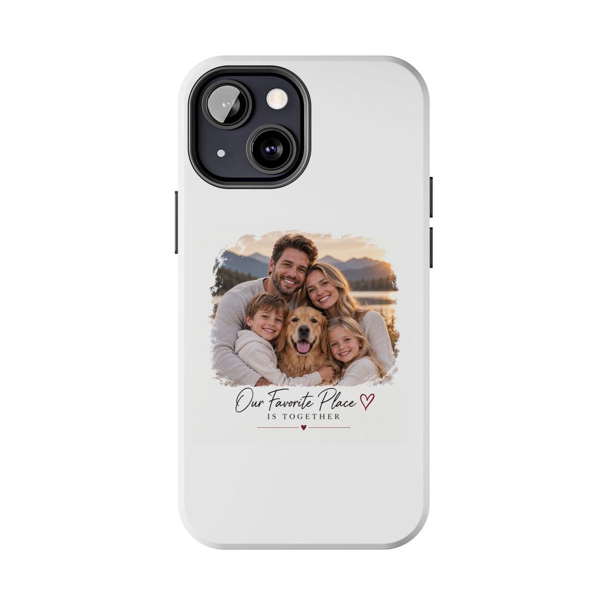 Tough Phone Case — Personalized Photo "Our Favorite Place" Protective Cover