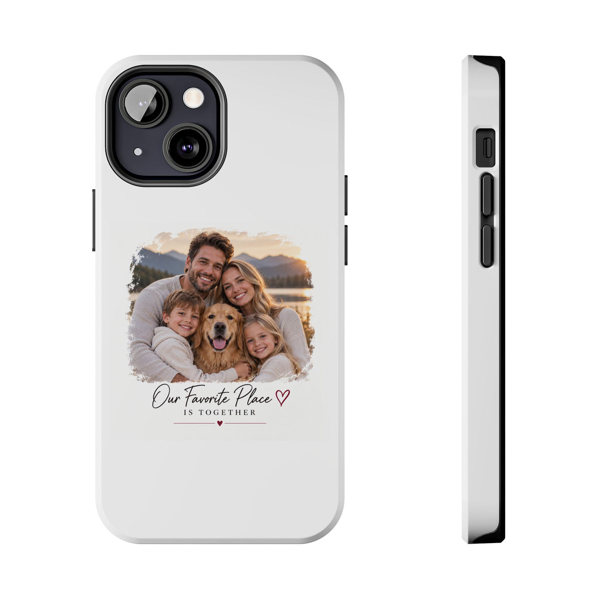 Tough Phone Case — Personalized Photo "Our Favorite Place" Protective Cover