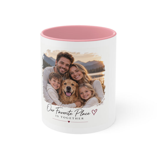 Personalized Photo Accent Mug