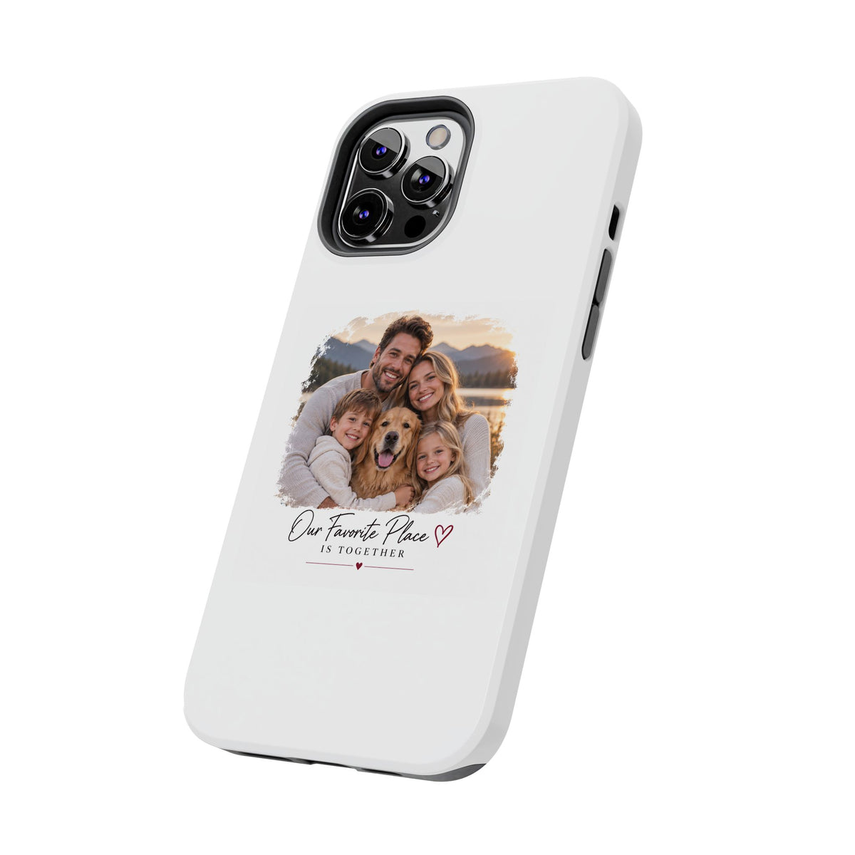 Tough Phone Case — Personalized Photo "Our Favorite Place" Protective Cover