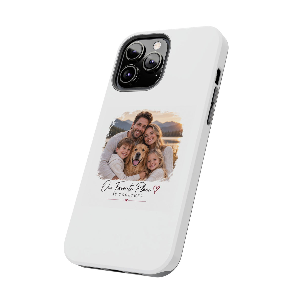 Tough Phone Case — Personalized Photo "Our Favorite Place" Protective Cover