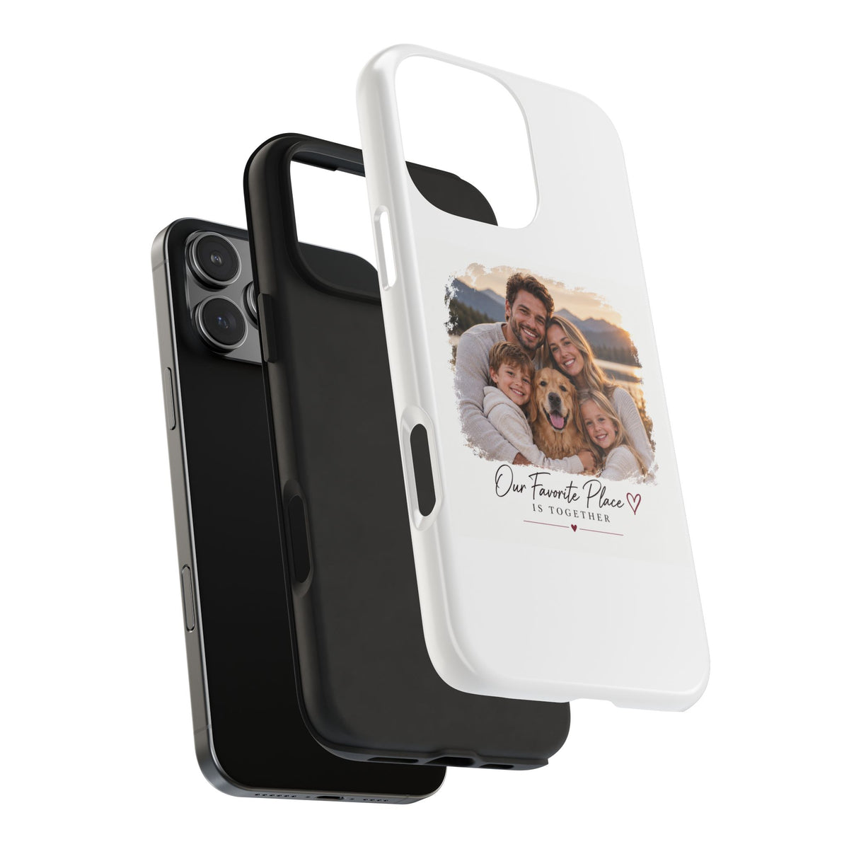 Tough Phone Case — Personalized Photo "Our Favorite Place" Protective Cover