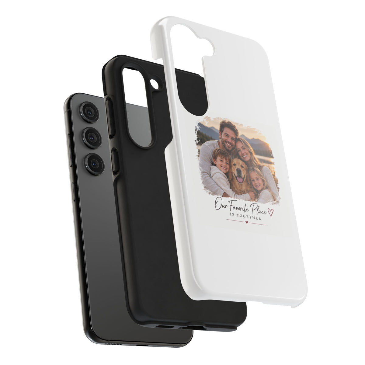 Tough Phone Case — Personalized Photo "Our Favorite Place" Protective Cover