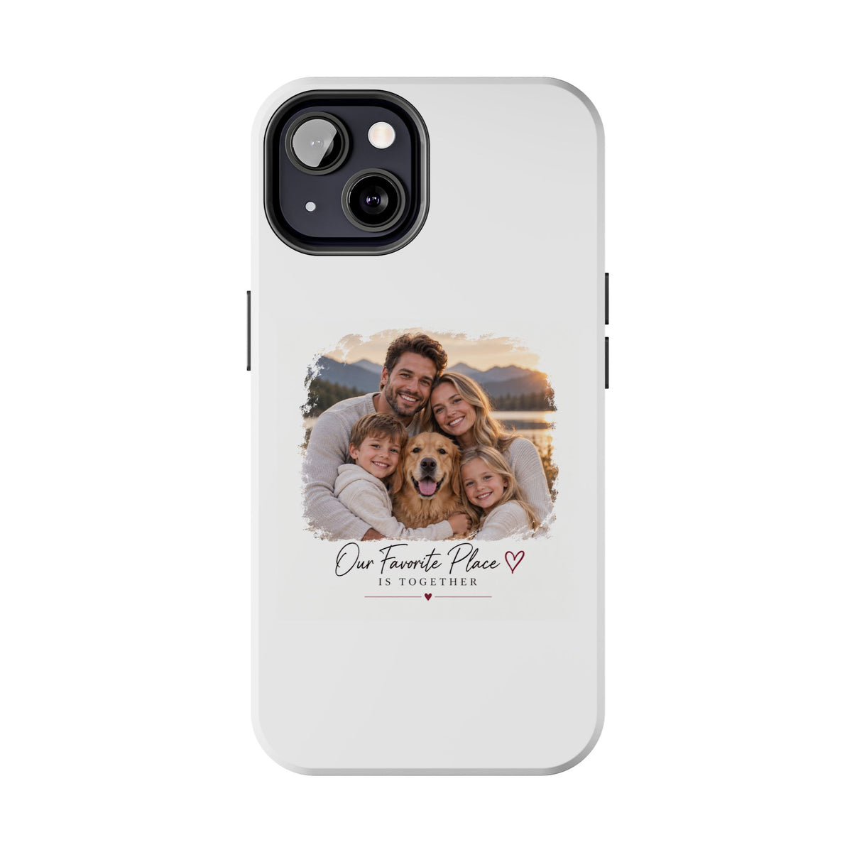 Tough Phone Case — Personalized Photo "Our Favorite Place" Protective Cover