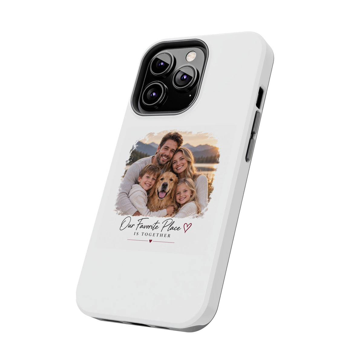 Tough Phone Case — Personalized Photo "Our Favorite Place" Protective Cover