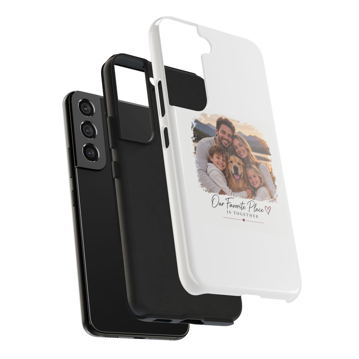 Tough Phone Case — Personalized Photo "Our Favorite Place" Protective Cover