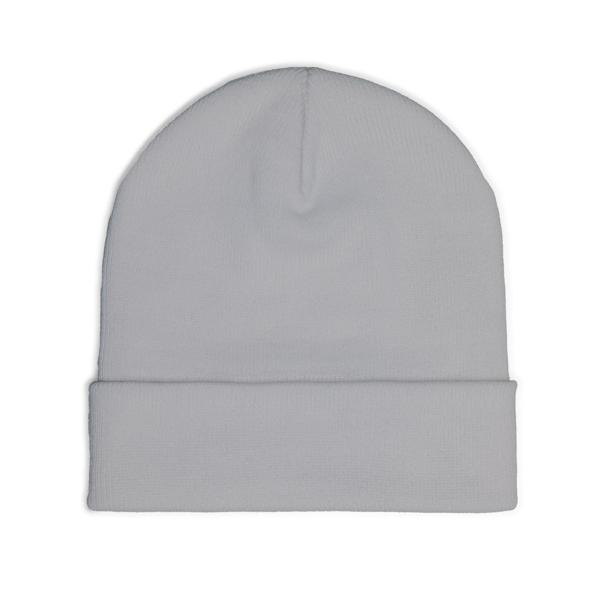 Embroidered Meditating Woman Knit Beanie — Cozy Yoga & Mindfulness Winter Hat
